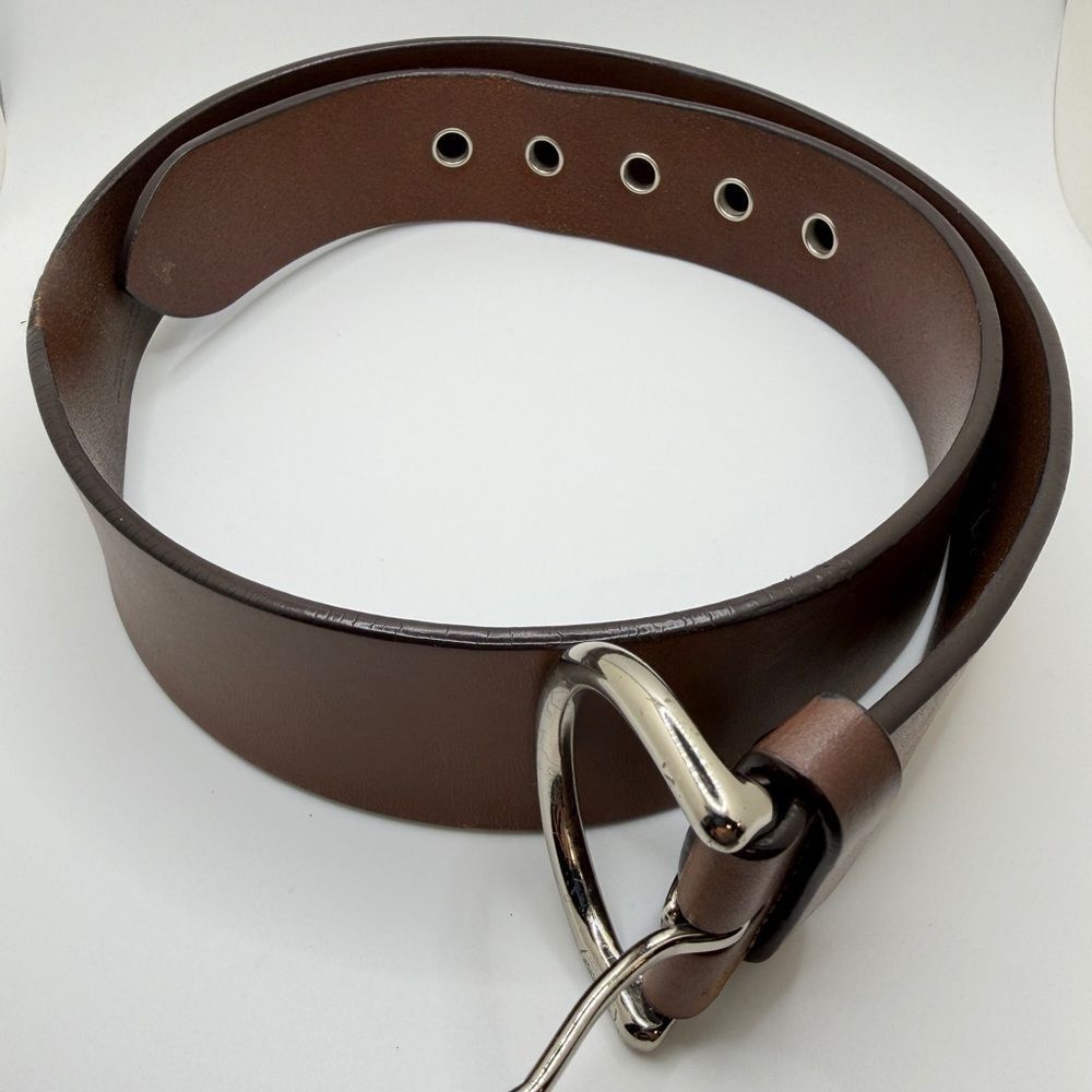 ~38" Pre-owned‎ early 2000s COACH all leather belt in Small